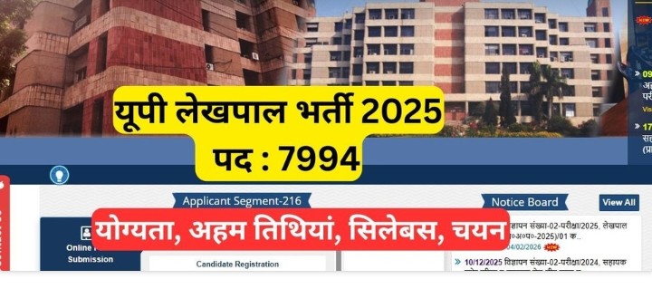 UP Lekhpal Vacancy 2025 का नया नोटिफिकेशन अपडेट