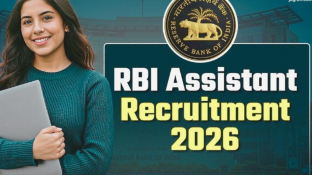 RBI Assistant Recruitment 2026 Bank Job Vacancy